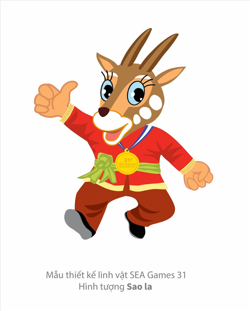 Sao la là linh vật chính thức của SEA Games 31?