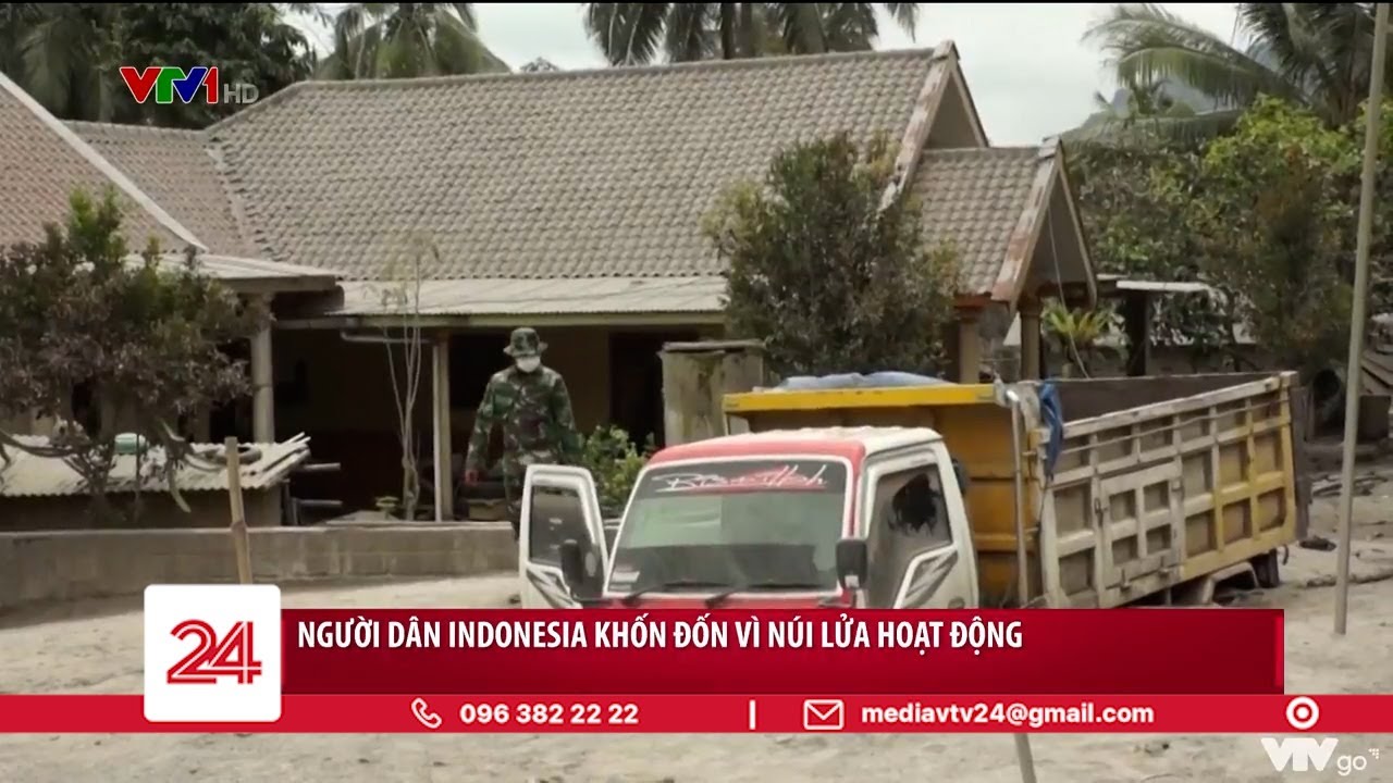 Người dân Indonesia khốn đốn vì núi lửa hoạt động