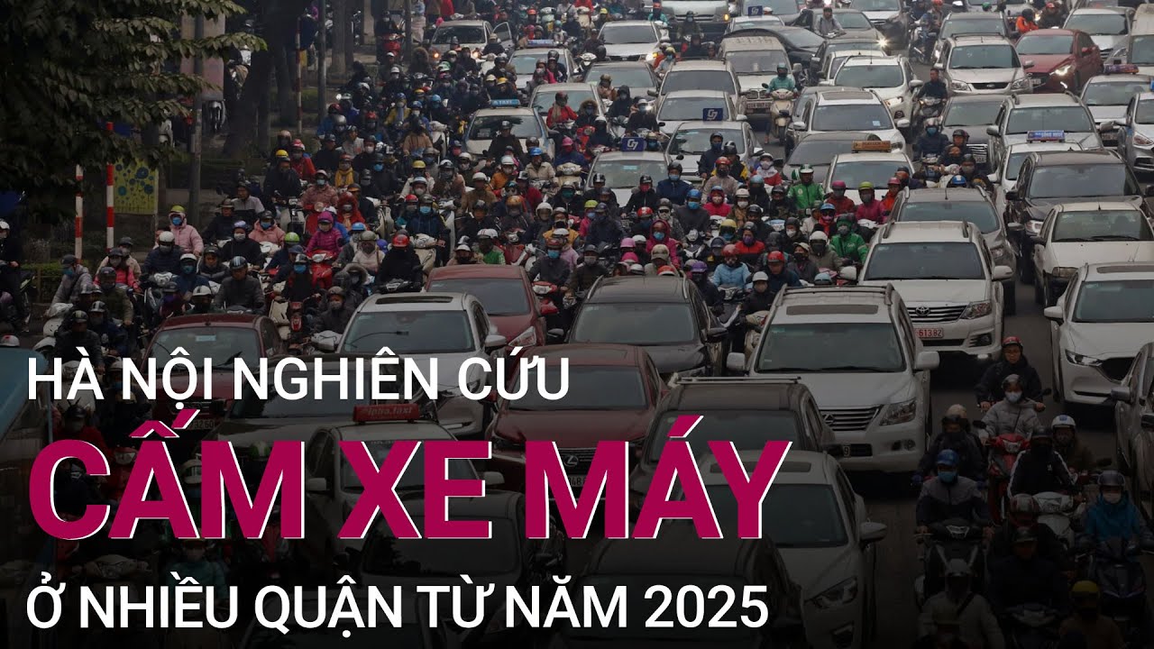 Hà Nội nghiên cứu cấm xe máy ở nhiều quận từ năm 2025