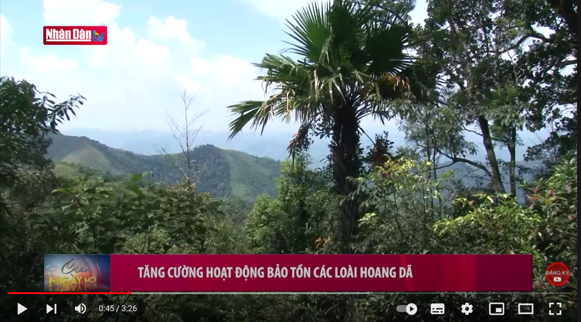 Tăng cường hoạt động bảo tồn các loài hoang dã