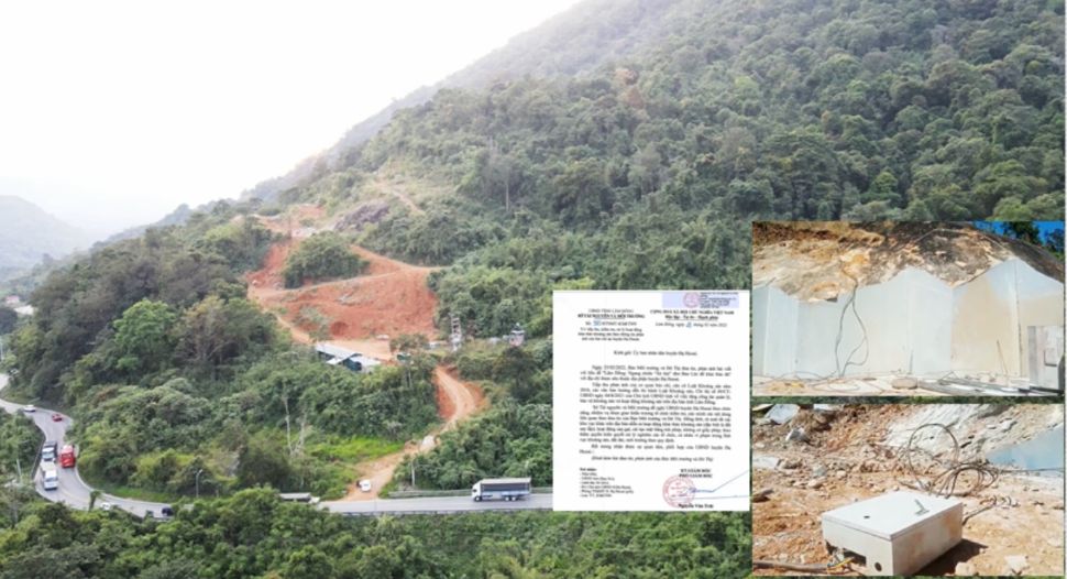 Vụ “xẻ thịt” đèo Bảo Lộc để khai thác đá : Khẩn trương kiểm tra, xác minh, xử lý nghiêm vi phạm