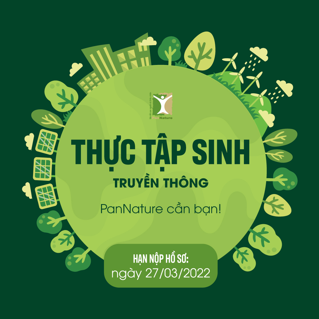 PanNature tuyển Thực tập sinh truyền thông