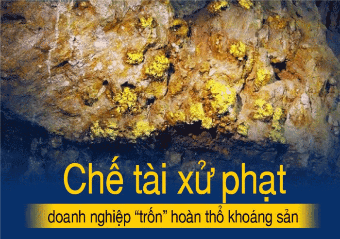 Các chế tài xử phạt các doanh nghiệp “trốn” hoàn thổ khoáng sản