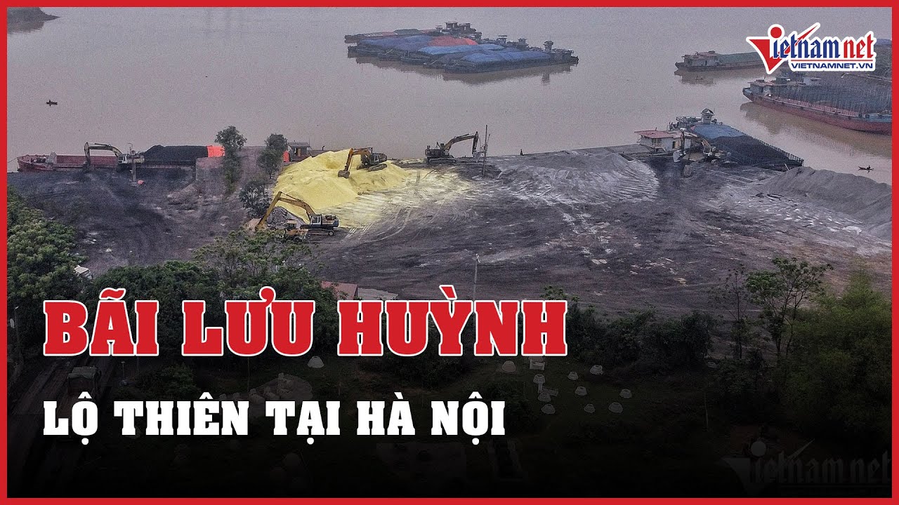 Nóng: Phát hiện bãi lưu huỳnh lộ thiên bên sông Cầu ở Hà Nội