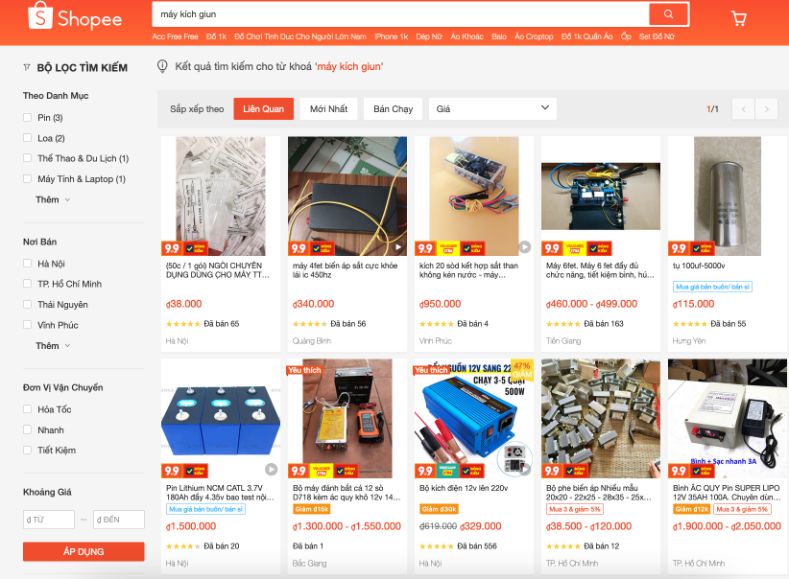 Shopee, Lazada loại toàn bộ “máy kích giun” khỏi hệ thống bán hàng