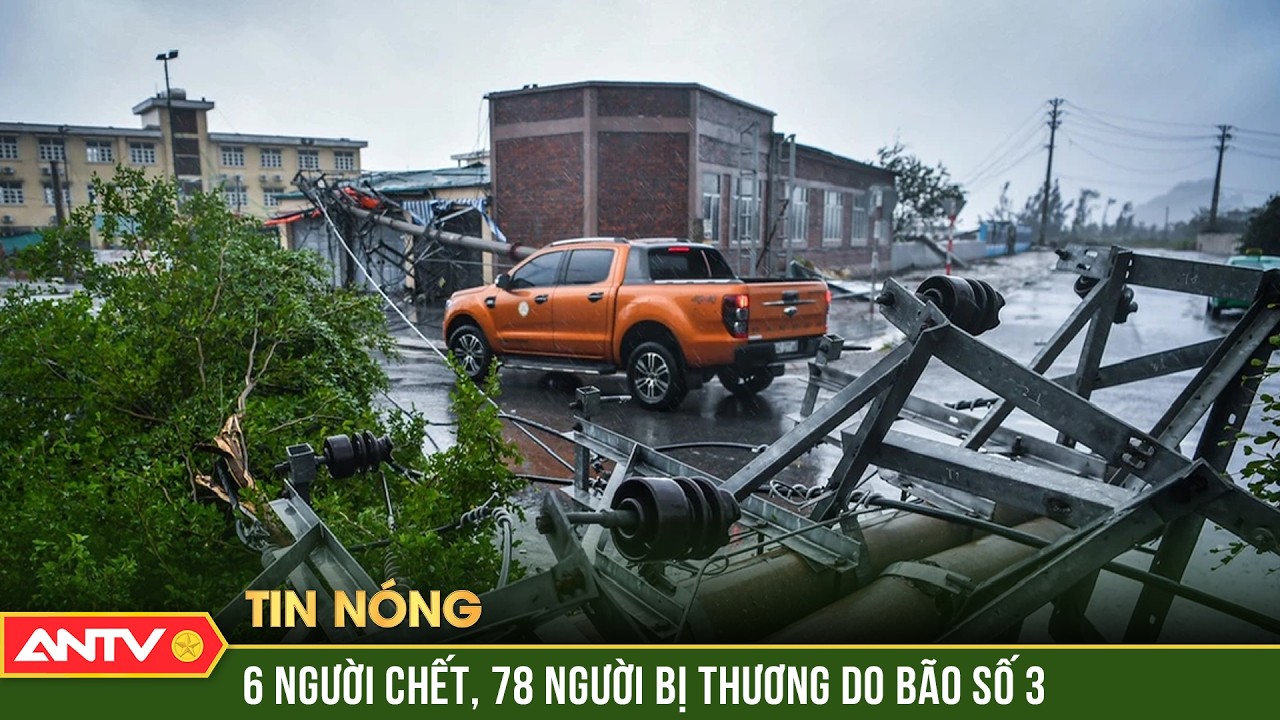 Tin bão số 3 cập nhật: 6 người chết 78 người bị thương do bão Yagi